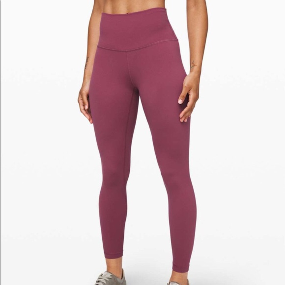 NWT lulu lemon plum leggings